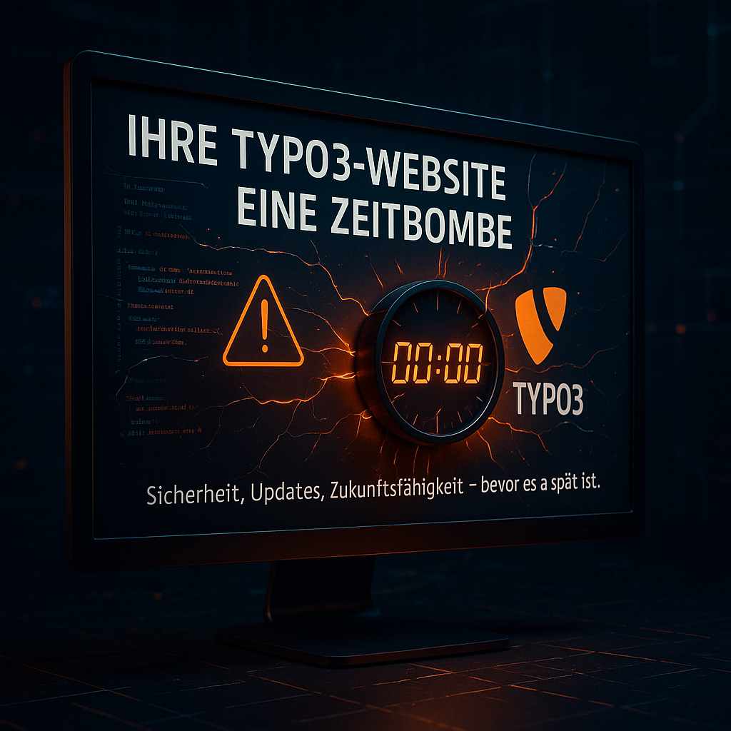Warum eine veraltete TYPO3-Website Ihr Unternehmen gefährden kann